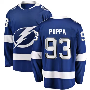 Darren Puppa Lightning Alt — Game Worn Goalie Jerseys